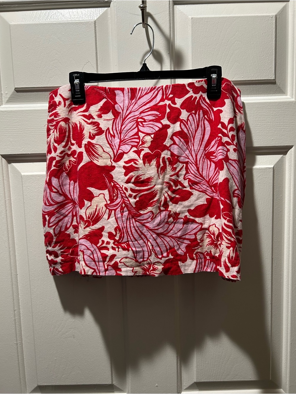 Abercrombie & Fitch Ultra High Rise The A&F Scarlett Linen-Blend Mini Skort